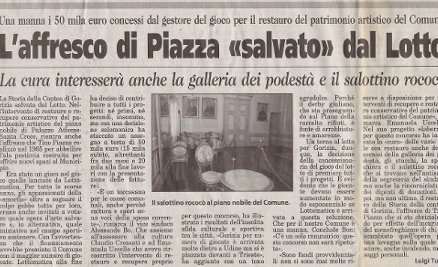 L'affresco di Piazza <<salvato>> dal Lotto