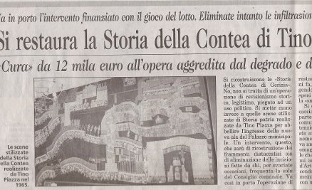 Si restaura la Storia della Contea di Tino Piazza