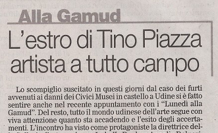 L'estro di Tino Piazza, artista a tutto campo