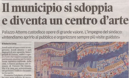Il municipio si sdoppia e diventa un centro d'arte